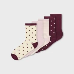 Name It Sukat, NKFVILDE 5P SOCK Viininpunainen