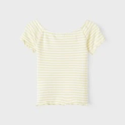 Name It T-paita, NKFJAMY SLIM OFFSHOULDER TOP Keltainen -Name It shop name it t paita nkfjamy slim offshoulder top keltainen 4