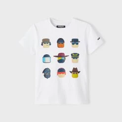 Name It T-paita, NKMARTHUR ROBLOX SS TOP Valkoinen