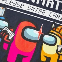 Name It T-paita, NKMJENCI AMONGUS SS TOP Tummansininen -Name It shop name it t paita nkmjenci amongus ss top tummansininen 4