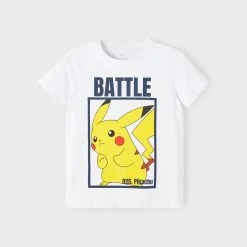 Name It T-paita, NKMMOSO SS TOP Valkoinen