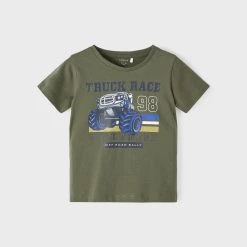 Name It T-paita, NMMKONAN SS TOP Ruohonvihreä