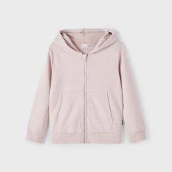 Name It Tyttöjen Huppari, NKFNASSWEAT CARD HOOD Fuksianpunainen