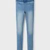 Name It Tyttöjen Leggingsit, NKFPOLLY DNMTINDY LEFGGING NOOS Indigo