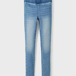 Name It Tyttöjen Leggingsit, NKFPOLLY DNMTINDY LEFGGING NOOS Indigo