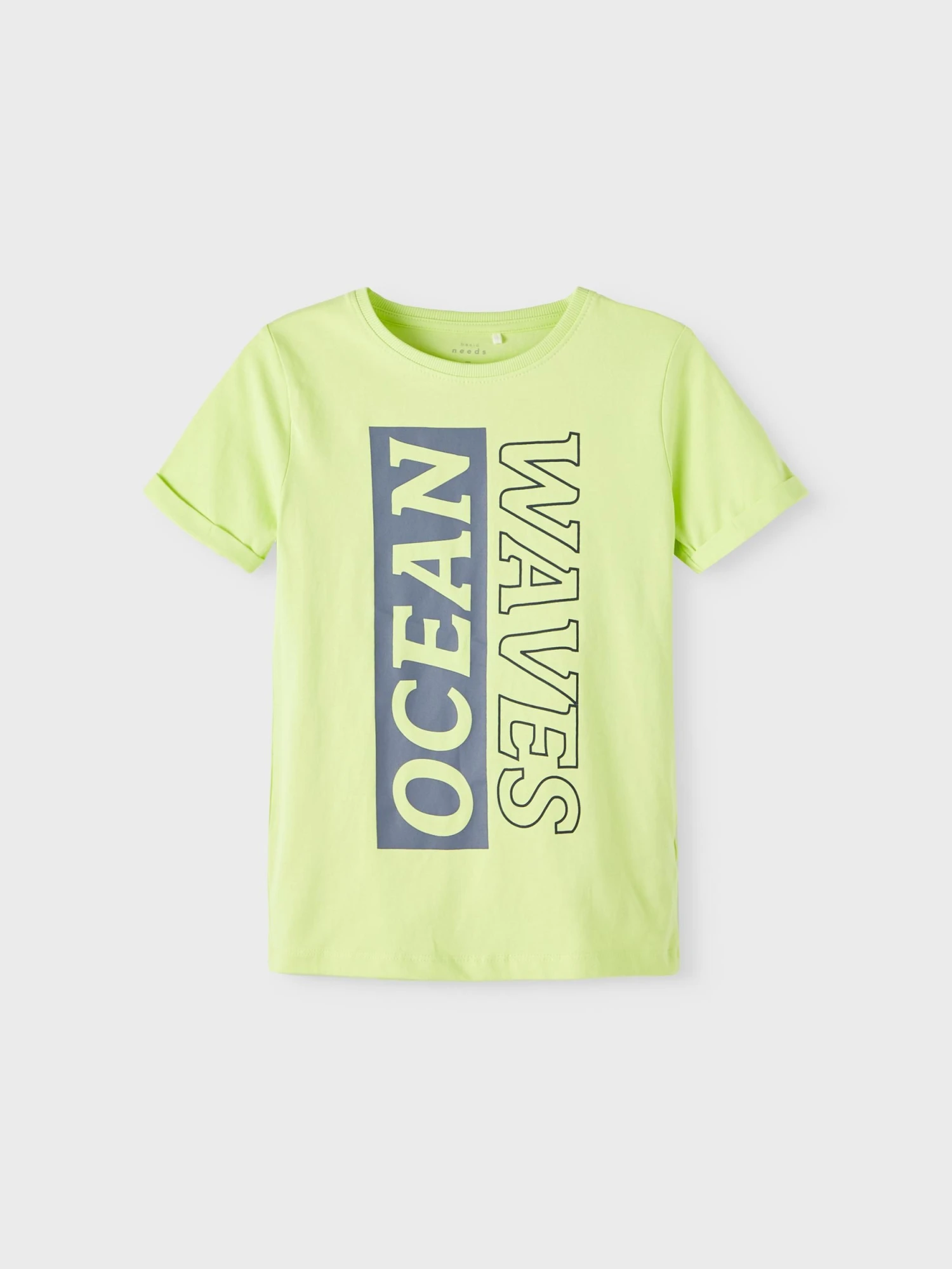 Name It Poikien T-paita, NKMVUX SS TOP Limenvihreä 3 Name It Poikien T-paita, NKMVUX SS TOP Limenvihreä