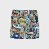 Name It Uimashortsit, NKMZAFFI SWIM SHORTS Monivärinen Kuosi