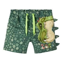 Name It Uimashortsit, NMMMAD GIGANTOSAURUS LONG SWIMSHORTS Armeijanvihreä