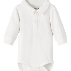 Name It, Vauvan Body, NBMROLGER LS POLO BODY Valkoinen