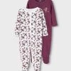 Name It Vauvan Yöpuku NBFNIGHTSUIT 2P WF PRUNE PURPLE Viininpunainen Kuosi