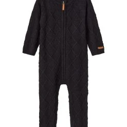 Name It Villahaalari,NMMWRILLA WOOL LS KNIT SUIT Musta