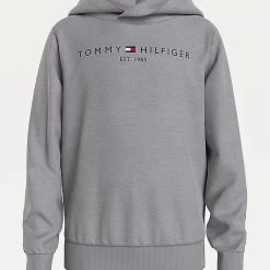 Tommy Hilfiger Childrenswear Collegehuppari, Essential Hoodie Vaaleanharmaa