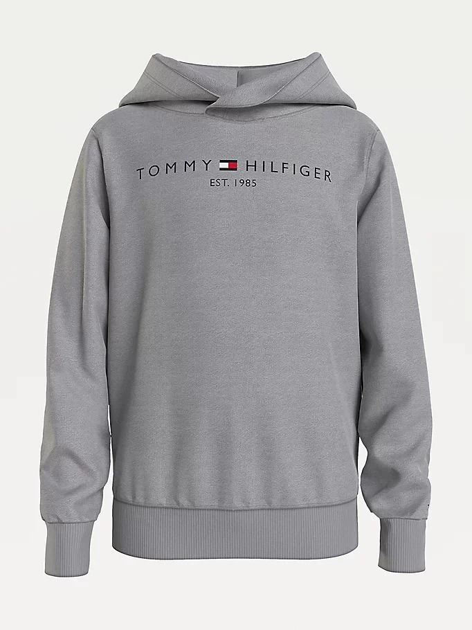 Tommy Hilfiger Childrenswear Collegehuppari, Essential Hoodie Vaaleanharmaa 3 Tommy Hilfiger Childrenswear Collegehuppari, Essential Hoodie Vaaleanharmaa