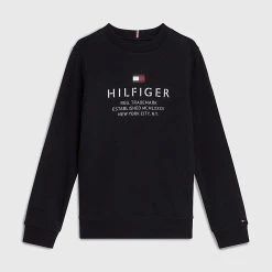 Tommy Hilfiger Childrenswear Collegepaita, TH LOGO SWEATSHIRT Tummansininen