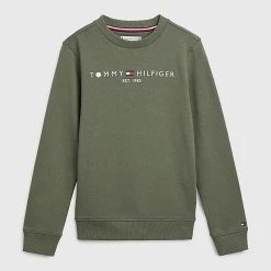 Tommy Hilfiger Childrenswear Lasten Collegepaita, ESSENTIAL SWEATSHIRT Vihreä