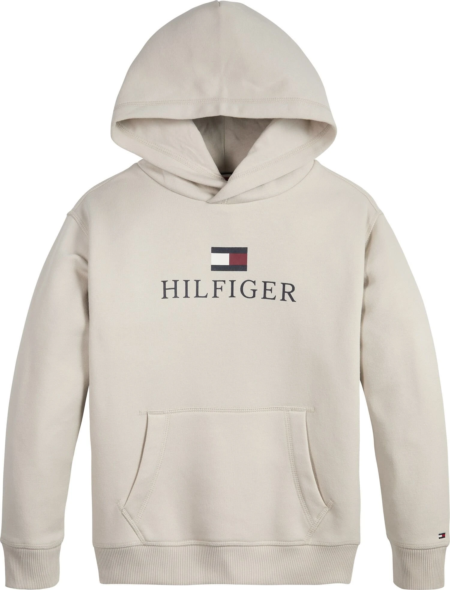 Tommy Hilfiger Childrenswear Lasten Huppari, TH LOGO HOODIE Beige 3 Tommy Hilfiger Childrenswear Lasten Huppari, TH LOGO HOODIE Beige
