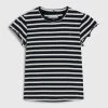 Tommy Hilfiger Childrenswear Lasten T-Paita, STRIPED RUFFLE SLEEVE TOP Raidallinen Sininen -Name It shop tommy hilfiger childrenswear lasten t paita striped ruffle sleeve top raidallinen sininen 1