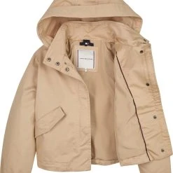 Tommy Hilfiger Childrenswear Takki,COTTON PARKA Beige -Name It shop tommy hilfiger childrenswear takki cotton parka beige 3 scaled