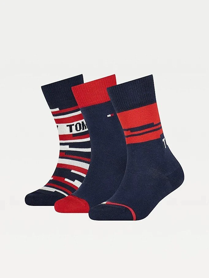 Ei Mikään Tommy Hilfiger Lasten Sukat, Kids Socks Giftbox Tummansininen 3 Ei Mikään Tommy Hilfiger Lasten Sukat, Kids Socks Giftbox Tummansininen