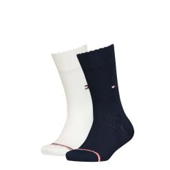 Ei Mikään Tommy Hilfiger Lasten Sukat TH Kids Sock 2P Tummansininen