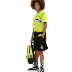 Vans Shortsit, DIGITAL FLASH FLEECE SHORT BLACK Musta