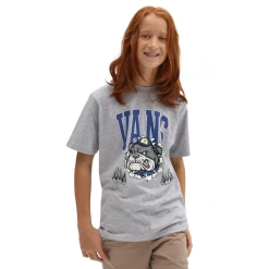 Vans T-paita, VARSITY BULLDOG SS ATHLETIC Vaaleanharmaa